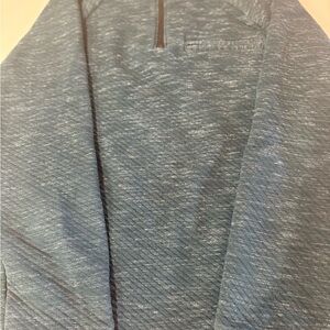 MARC ANTHONY Soft Blue Sweater Men's Pullover 1/4 Zip Slim Fit Size XL